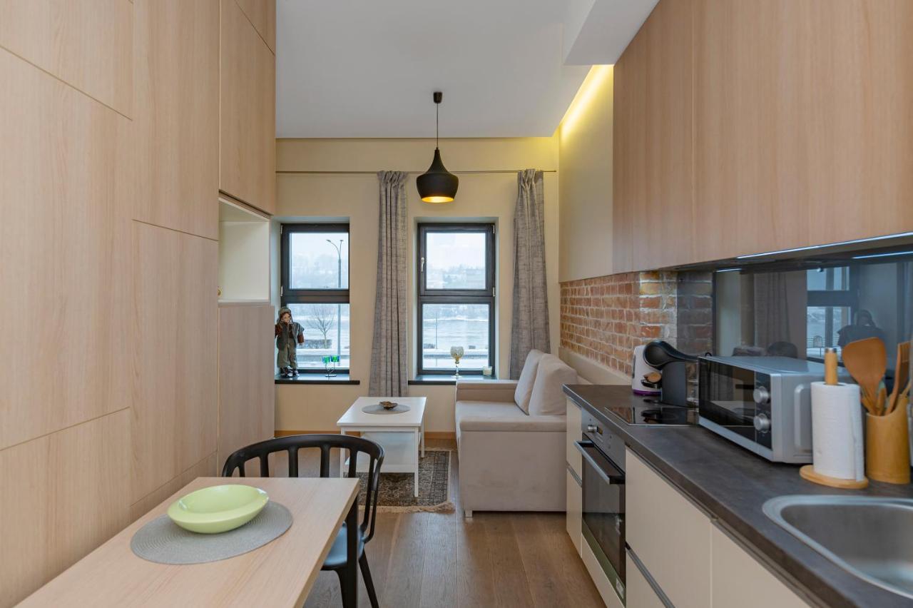 קובנה Deluxe River View Apartment By Polo Apartment מראה חיצוני תמונה